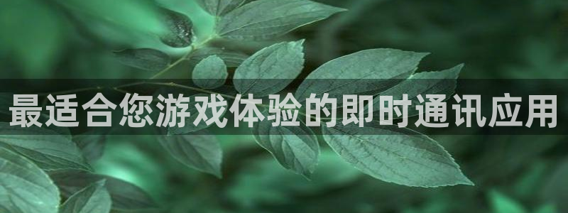 杜邦娱乐官方注册登录：最适合您游戏体验的即时通讯应用